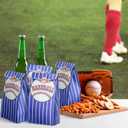 Outus 30 Pcs Baseball Party Favors Gift Bags with Stickers Paper Snack Treat Goodie Bag for Baseball Theme Games Day Sports Goody Bags Birthday Party Decorations Supplies