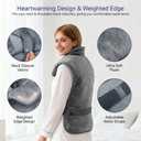 Heating Pad for Neck and Shoulders and Back Pain Relief, 24"x33" Large Heating Pads Christmas Birthday Gifts for Women Men Mom Elderly, Heating Pad for Back Full Body Fast Heat & Washable (Gray)