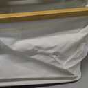 Mumisuto Toilet Paper Storage Basket, Modern Black Toilet Paper Organizer, Holds Up to 9-12 Rolls, Free Standing, Wooden + Fabric