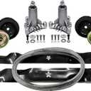 EPR Full Deck Rebuild Kit for Craftsman 42 Inch LT1000 LT2000 130794 134149 144959 95 1/2 Inch Belt 3 Bolt Spindle