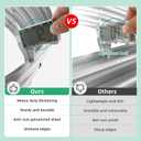 4x2x1 Ft Galvanized Raised Garden Bed with Open Bottom, Outdoor Thickening Oval Planter Box for Herbs, Vegetables, Fruits (Silver)