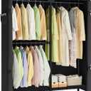 SONGMICS Closet Organizers and Storage, Clothes Rack with Shelves, 47.2"L x 76"H