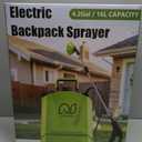 Battery Powered Backpack Sprayer 4 Gallon, Electric Garden Sprayer in Lawn