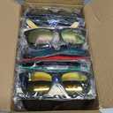 32 Pack Sunglasses Bulk with UV Protection, 16 colors Neon 80s Retro Plastic Sun Glasses Toy, Summer Pool Party Favors, Beach Party Supplies, Gift for Birthday Goody Bag Filler School Classroom Prizes