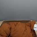 King Comforter Set Burnt Orange, 7 Pieces Bed in a Bag Terracotta Comforter Set with Sheets, All Season Boho 7PC Bed Sets with Comforter, Fitted Sheet, Flat Sheet, Pillow Shams and Pillowcases