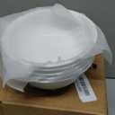 Corelle Vitrelle 6-Piece Soup/Cereal Bowl Set Triple Layer Glass and Chip Resistant, 18-Oz Lightweight Round Bowls, Winter Frost White