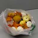 Winlyn 60 Pcs Assorted Small Artificial Pumpkins and Gourds with Acorns Pinecones Maple Leaves Sunflowers Fall Harvest Decoration Set for Thanksgiving Halloween Bowl Filler Table Centerpiece Wreaths