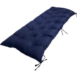 Outdoor Waterproof Bench Cushion for Outdoor Furniture Garden Patio Loveseat Lounger Swing Chair,40"x20" Thicken Bench Cushions for Indoor Furniture Sofa Window Cushion Navy Blue