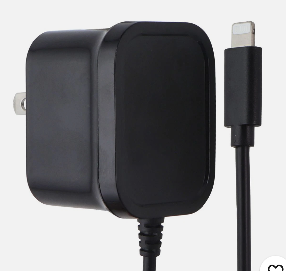 ZGEAR (12W) 8-Pin Wall Charger - Black (WC-APP8PNM2A)