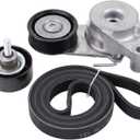 Belt Tensioner and Serpentine Belt Pulley for Kia Forte Forte5 2.0 2017-18, Hyundai Tucson 2.0 2016-21, Elantra GT 2.0 2016-20, Elantra 1.8 2016
