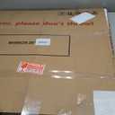 36 Inch Silver Tempered Glass Round Mirror,Bathroom Mirror,Metal Frame Vanity Mirror,Circle Wall Mirror for Bathroom Bedroom Living Room Entryways Washrooms