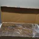 Folding Coffee Table, No Assembly Low Table, Desk for Sitting on The Floor, Portable for Living Room, Home, Caravan and Outdoor Use, 31.5L x 15.8W' x 15.8H' (Rustic Brown)