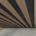 Art3d 12-Pack Acoustic Wood Slat Panel & Ceiling Tile, 2 x 2 ft, Walnut
