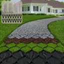 2" Thick Gravel Ground Grid 9ft x 17ft - Geo Grid Driveway Stabilization Grids, Gravel Retainer Grid 1800 LBS Per Sq ft, Geocell Paver System for Walkway Driving RV Parking Slopes and Garden