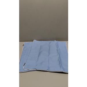 MIULEE Pack of 2 Outdoor Waterproof Pillow Covers Decorative Farmhouse Throw Pillow Covers Square Solid Color Couch Pillow Covers Spring for Patio Tent Bed Sofa Living Room 18x18 Inch Blue