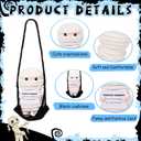 Christmas Stocking Stuffers Adopt Crochet Mummy Knitting Doll Gift with Gift Box Positive Card for Women