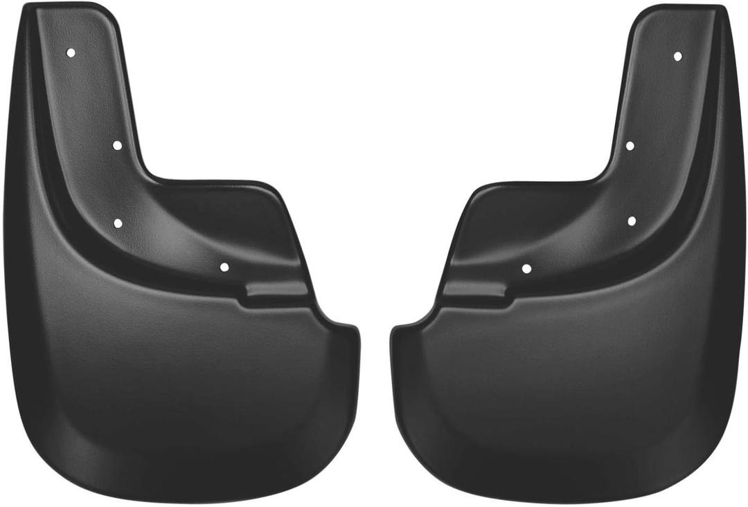 Husky Liners - Front Mud Guards | 2004-2012 Chevrolet Colorado/GMC Canyon w/Large Flares, Front Set - Black, 2 Pc | 56811