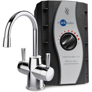 InSinkErator Stainless Steel Tank, HC250MBLK-SS HOT250 System & F-2000S Premium Under Sink Water Filtration System for Instant Hot and Cold Water Dispenser System (Matte Black)