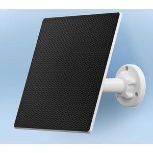 Solar Panel Charger for Security Camera Outdoor, 5W Solar Panels with Micro USB & USB C Adapter for DC 5V Rechargeable Battery Camera, IP65 Waterproof, 360°Adjustable Mounting, 9.8 Ft Charging Cable