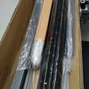 Hand Rails for Outdoor StepsStair Handrail & Indoor Stair Railing KitRailings for Outdoor Steps for Fence & Outdoor Steps (2, Black-Straight, 5 Step)