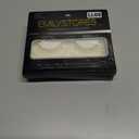 2 x White Luminous Costume Halloween Gloss In Darkness Party Lashes 1 Pair