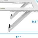 Qualward Air Conditioner Bracket Window AC Support Brackets - Heavy Duty with 2 Arms, Up to 180 lbs for 12000 to 24000 BTU AC Units- Fits Single Or Double Hung Windows
