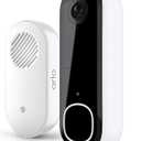 Arlo Video Doorbell 2K + Chime 2 (2nd Gen, Latest Release), Wireless or Wired Option, 2-Way Audio, Night Vision, Head to Toe View, Package Detection, Person & Vehicle Recognition, 1-Month Secure Plan