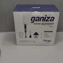 Ganiza Immersion Blender 5 in 1 Hand Blender Max 1000W Heavy Duty Motor, 16 Speed Mode Handheld Blender Stainless Steel Blade With 800ml Mixing Beaker, 600ml Chopper, Whisk and Milk Frother