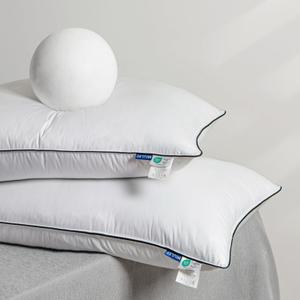 MIULEE Bed Pillows Queen Size Set of 2 Goose Feather Down Pillow for Sleeping Decorative Pillows for Back, Stomach or Side Sleepers 20x30