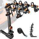 monTEK Premier Locking Quick Release 4-Bike Rack for Cars, Trucks, SUVs