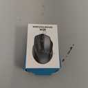 Wireless Mouse for Laptop, 2.4GHz Computer Mouse with USB-A Port &USB-C Adapter, Cordless Office Mice with 6 Buttons & 3 Level DPI for Small to Medium Hands, Work with PC, Desktop, Tablet - M21