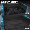 LASFIT Bed Mat for Rivian 2022-2026 R1T (4.5FT/4.5'Bed) Truck Bed, All Weather 4.5 ft Pick up Bed Liner for Rivian R1T Accessories, TPE Trunk Mat&Bed Liner (Not Fit Drop-in Liners)