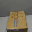 Full Face Snorkel Mask for Kids with 180 Panoramic View, Snorkeling Set Featuring Anti-Leak and Anti-Fog Foldable Dry Top Design for Safe Underwater Adventures Snorkeling Gear for Kids (Blue+Purple)