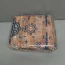 Washable 2x6 Hallway Runner Rug: Vintage Water Resistant Kitchen Entryway Rug Ultra Soft Living Room Bedroom Carpet Thin Non Slip Indoor Floor Mat for Bathroom Laundry (2 X 6, Orange)