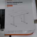 ErGear Height Adjustable Electric Standing Desk, Inches Sit Stand up Desk, Large Memory Computer Home Office Desk with Two-Piece Desktop