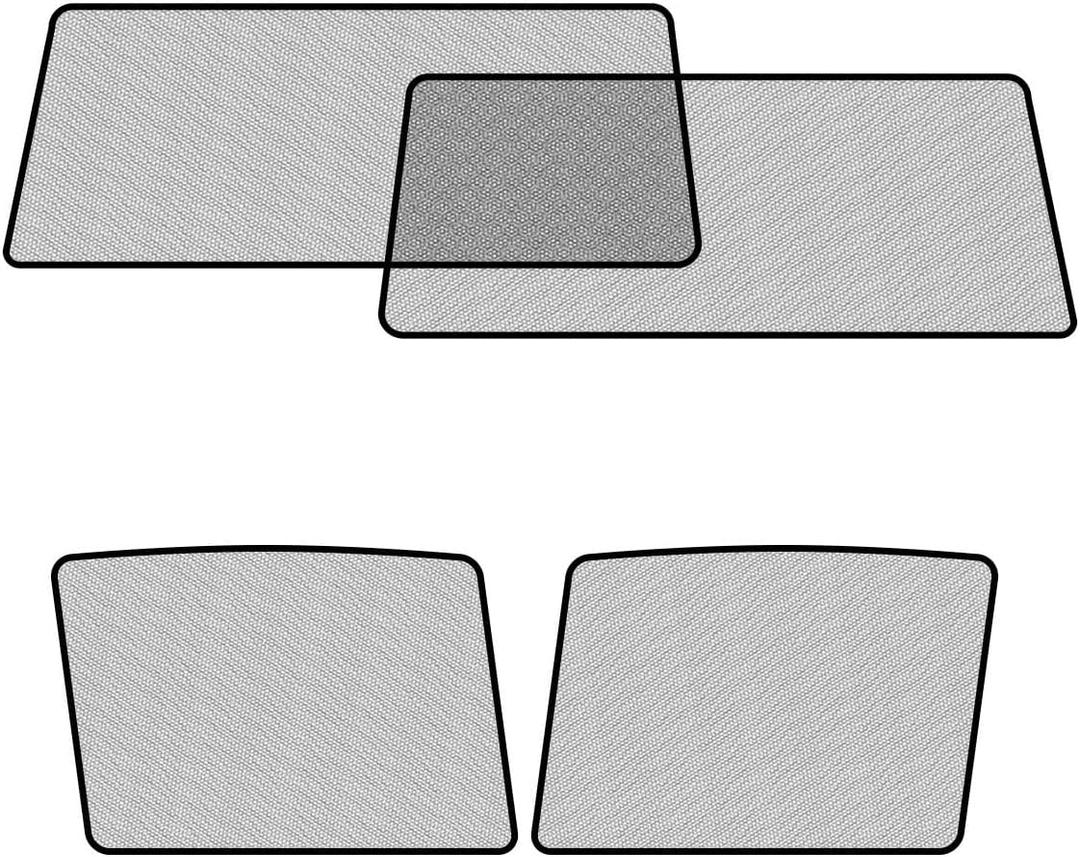 Car Window Shades for Toyota RAV4(2013-2018),4 Pack Car Window Cover for Baby Sun Shade Blocker Breathable Mesh,Reduce UV Rays & Heat Insulation Privacy Protection for Camping, Travel, Sleep