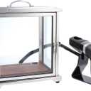 Crafthouse by Fortessa Glass Cocktail Smoking Box with Handheld Smoker