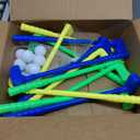 24 Pcs Plastic Mini Golf Clubs for Toddlers, Kids Golf Clubs Toy Set, Toy Balls for Kids Toddlers Outdoor Indoor Lawn Sports for Boys Girls