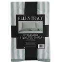 Ellen Tracy Stripe Single Standard Quilted Sham 20 x 26 Inch