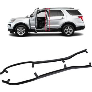 Door Weatherstrip 2pcs Fit for Ford Explorer 2011-2019 Door Seal