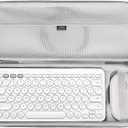 Aproca Case Compatible with Logitech Pebble 2 Combo/Pebble Keys 2 K380s Bluetooth Keyboard and M350 i345 Mouse, Portable Storage Bag for Accessories -Grey (Case Only)