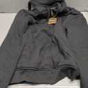 Gioberti Men's Soft Heavyweight Sherpa Lined Fleece Hoodie Jacket (X-Large, Heather Charcoal)