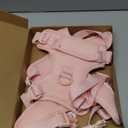 No Pull Dog Harness, Puppy Vest with Front Clip for Sized Dog(Light Pink,XL) 