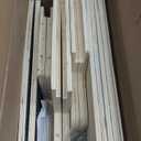 5-Step Dog Stairs for Large Dogs, Solid Wooden Dog Steps for Beds/Couch with Carpet, 24 Inches Anti-Slip Pet Stairs for High Beds, Ramp for Older/Senior Dogs, Pet Bed Stairs to Get on Bed/Sofa