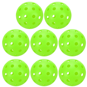 8 Pieces Pickleball Balls Official Size Ball 40 Holes Pickle Balls for Outdoor Sanctioned Tournament Play