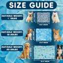 Cooling Pad for Large Dog,Instant Pet Cool Mat,Comfortable Cool Pet Mat for Cat.Portable Dog Bed for Summer. Suitable for Outdoor Summer Crate Pad.Long Time Cooling.Animal(Size-L 19.7 * 23.6in)