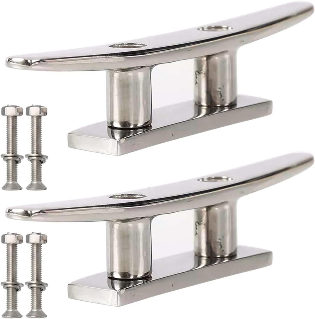 Boat Cleat Stainless Steel Marine Dock Cleat Boat Rope Tie Cleat Boat Mooring Accessories