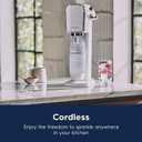 SodaStream Art Sparkling Water Maker (White) with CO2 and Dishwasher Safe Bottle