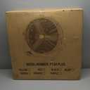 WARMLREC Industrial Fan 24 Inch Heavy Duty Drum 3 Speed 8100 CFM Air Circulation High Velocity Fan For Warehouse, Workshop, Factory, Commercial, Residential and Greenhouse Red
