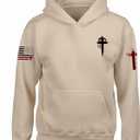 Regamor Custom Christian Hoodies for Men Women Faith Cross Jesus Hoodie Bible Religious Gifts Personalized Christmas (S)